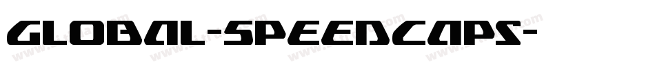 Global-SpeedCaps字体转换