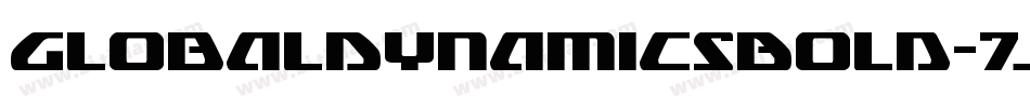 GlobalDynamicsBold-7JwV字体转换