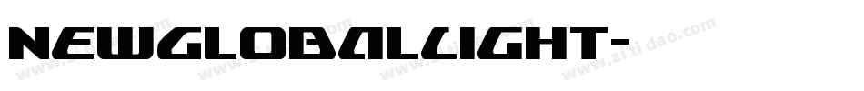 NewGlobalLight字体转换