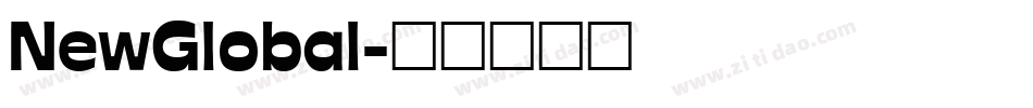 NewGlobal字体转换