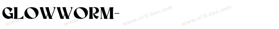 Glowworm字体转换