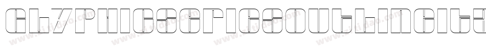 GlyphicSeriesOutlineItalic字体转换