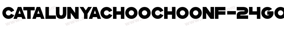 CatalunyaChooChooNf-24go字体转换