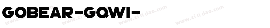 GoBear-gqw1字体转换