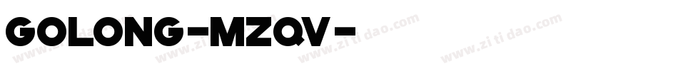 GoLong-MZqv字体转换