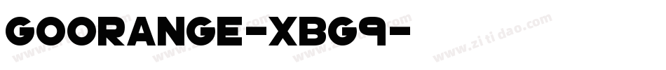 GoOrange-XBG9字体转换