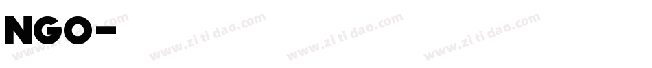 ngo字体转换