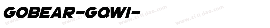 GoBear-gqw1字体转换