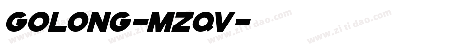 GoLong-MZqv字体转换