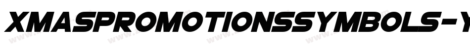 Xmaspromotionssymbols-YOGo字体转换
