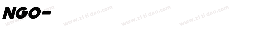 ngo字体转换