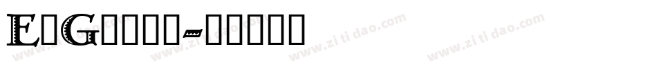 ElGreco字体转换