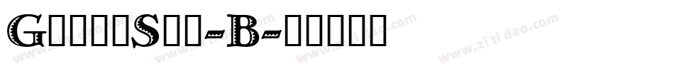 GrecoStd-B字体转换