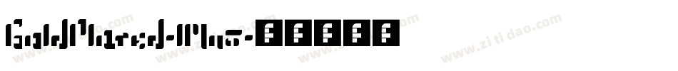 GoldPlated-lMn5字体转换