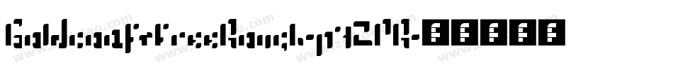 GoldcoastfreeRough-p7ZPR字体转换