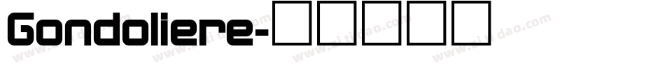 Gondoliere字体转换