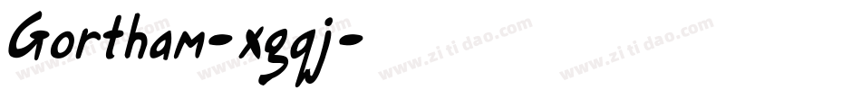 Gortham-xgqj字体转换
