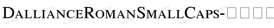 DallianceRomanSmallCaps字体转换