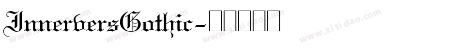 InnerversGothic字体转换