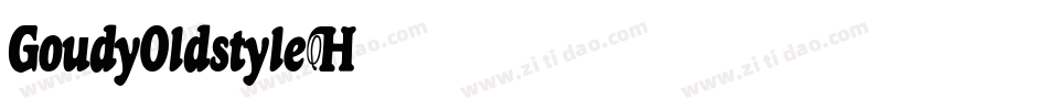 GoudyOldstyleH字体转换