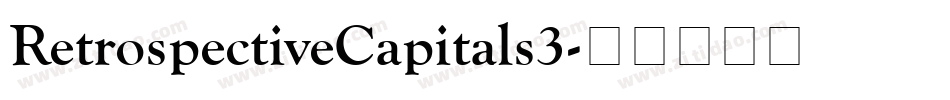 RetrospectiveCapitals3字体转换