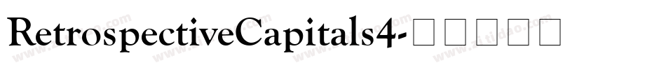 RetrospectiveCapitals4字体转换