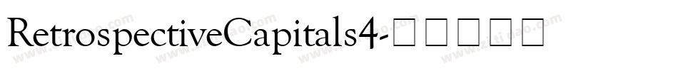 RetrospectiveCapitals4字体转换