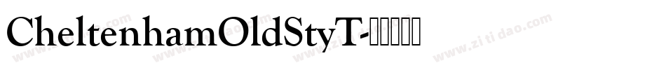 CheltenhamOldStyT字体转换