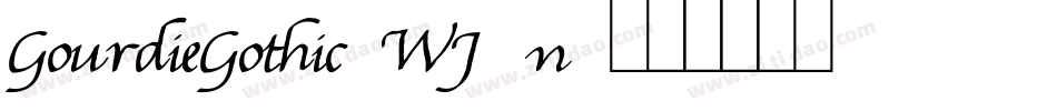 GourdieGothic-WJ8n字体转换