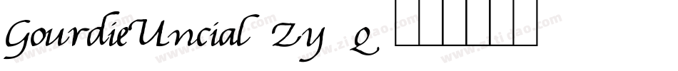GourdieUncial-Zy93字体转换