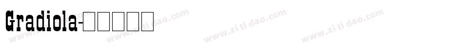 Gradiola字体转换
