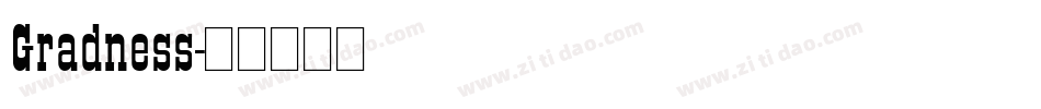 Gradness字体转换