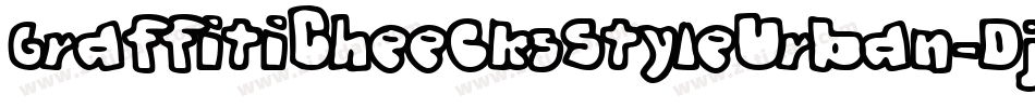 GraffitiCheecksStyleUrban-DjZE字体转换