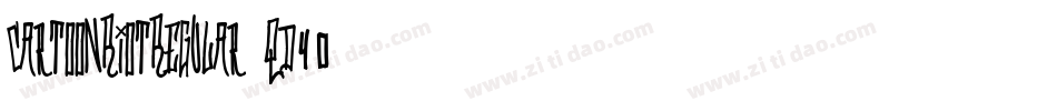 CartoonRiotRegular-qd40字体转换