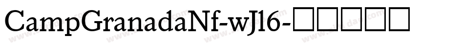 CampGranadaNf-wJl6字体转换