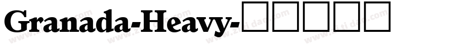 Granada-Heavy字体转换