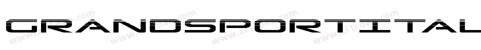 GrandSportItalic-63Av字体转换