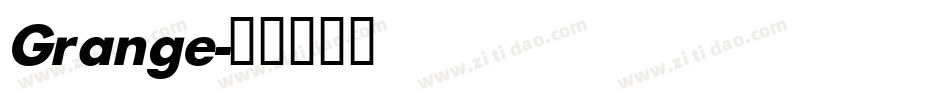 Grange字体转换