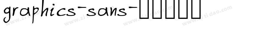 graphics-sans字体转换
