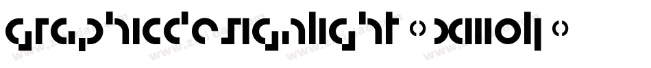 GraphicDesignLight-x3olj字体转换