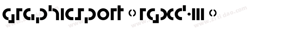 GraphicSport-rgxD8字体转换