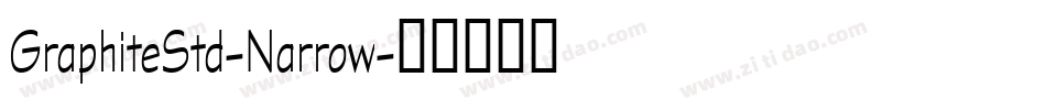 GraphiteStd-Narrow字体转换