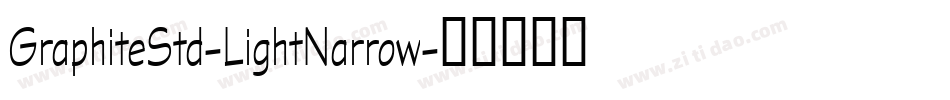 GraphiteStd-LightNarrow字体转换