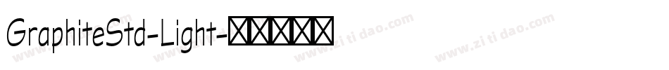 GraphiteStd-Light字体转换