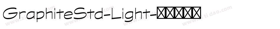 GraphiteStd-Light字体转换