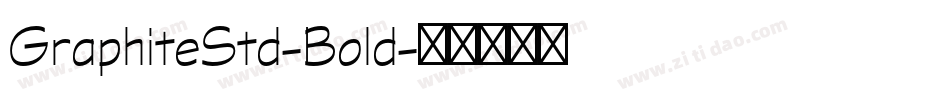 GraphiteStd-Bold字体转换