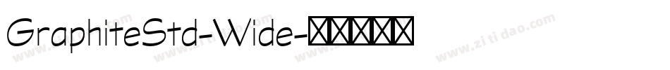 GraphiteStd-Wide字体转换