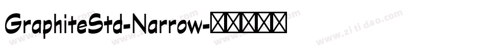 GraphiteStd-Narrow字体转换