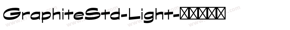 GraphiteStd-Light字体转换