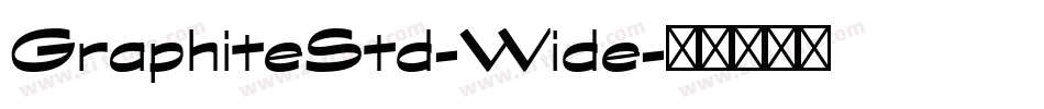 GraphiteStd-Wide字体转换